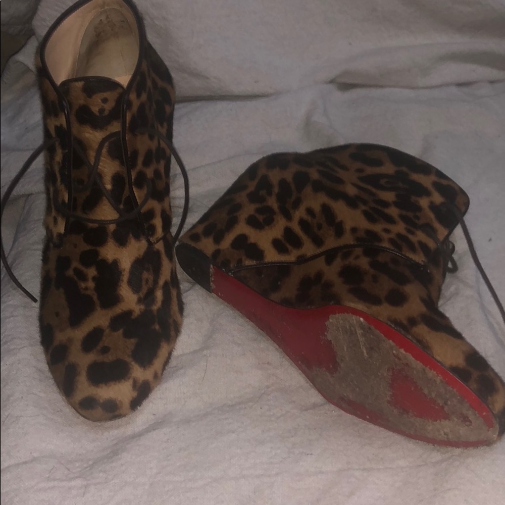 Christian louboutin booties